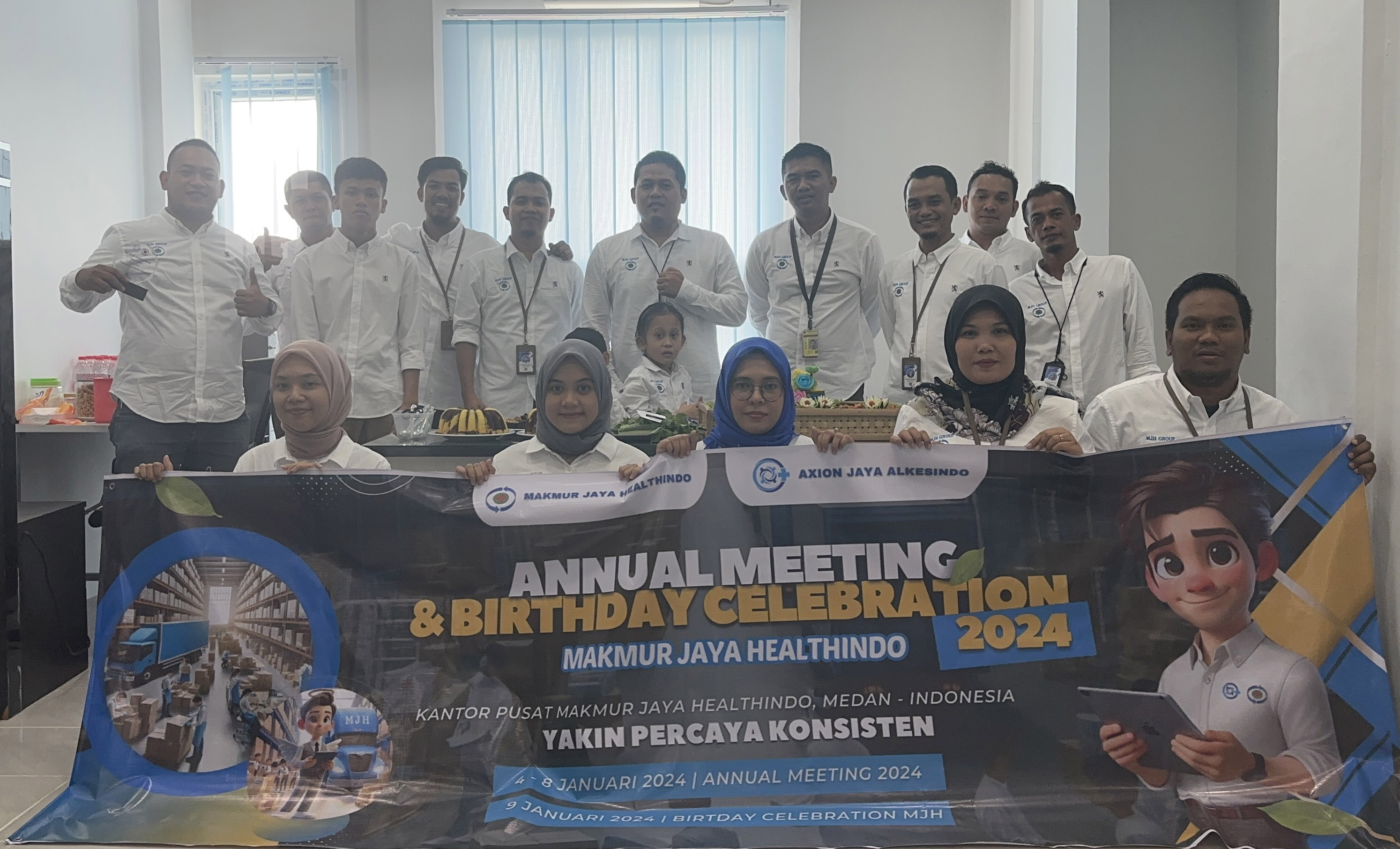 Annual meeting & birthday celebration PT. MAKMUR JAYA HEALTHINDO 2024
